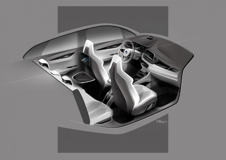  BMW Active Tourer Concept 2012 года  (фото 33 из 96)